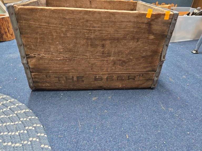 "The Beer" Wooden Crate image