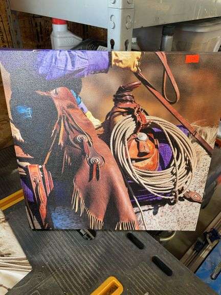 Western canvas picture image