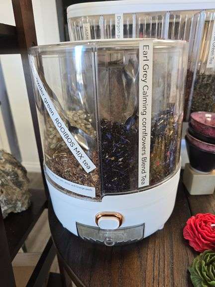 Rotating Tea Dispenser w/ Assorted Tea image