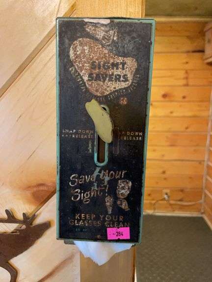 Antique site savers glass cleaner dispenser image