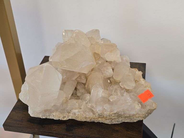 Large Cabinet Display Brazil quartz crystal Cluster terminated 5 Lb. 12 Oz. image