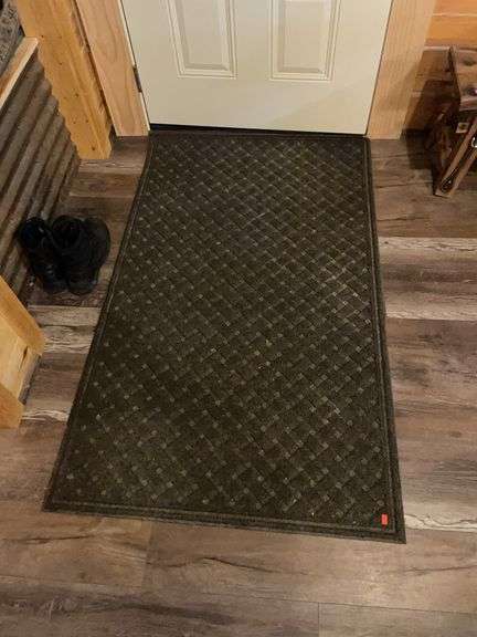 Brown entry rug image