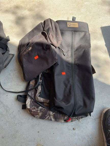 Radius outfitters dry bag and hunting backpack image