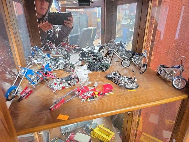 Lot of Die Cast Motorcycles image