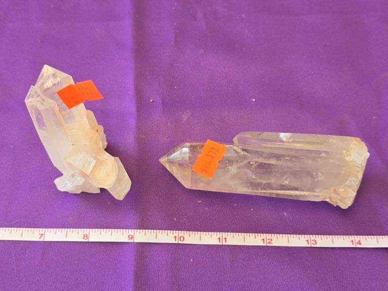 Crystal Brazil Quartz Terminated Point lot 16 Oz image