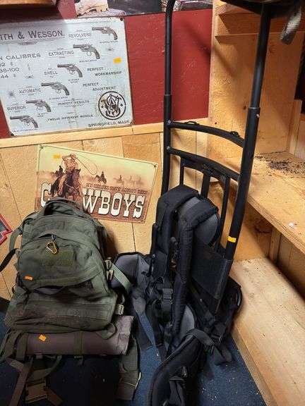 Backpack and frame pack image