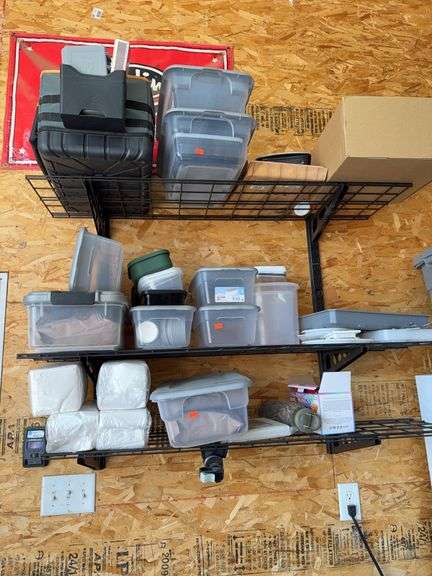 Contents of 3 shelves image