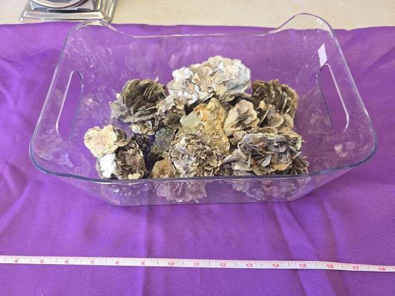 Various Crystals w Muscovite including Aquamarine cluster Dolomite 5 LBS. image