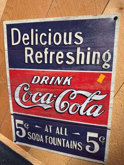 Drink Coca-Cola tin sign image