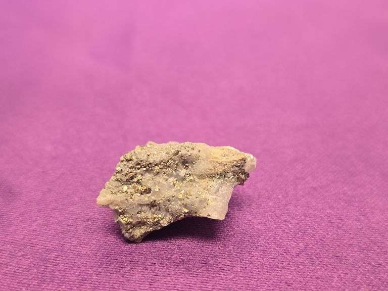 Crystalline Gold Nugget Specimen gold in Quartz Rock 4.74 Grams Total Weight image