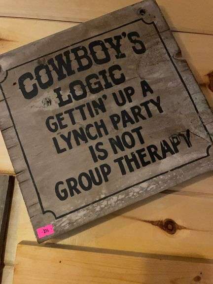 Wooden cowboy logic picture image