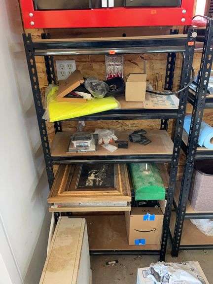 Five shelf garage cabinet (Contents not included) image