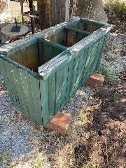 Wooden planter box image
