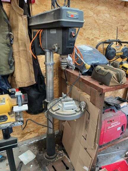 Central machinery, 16 speed floor drill press image