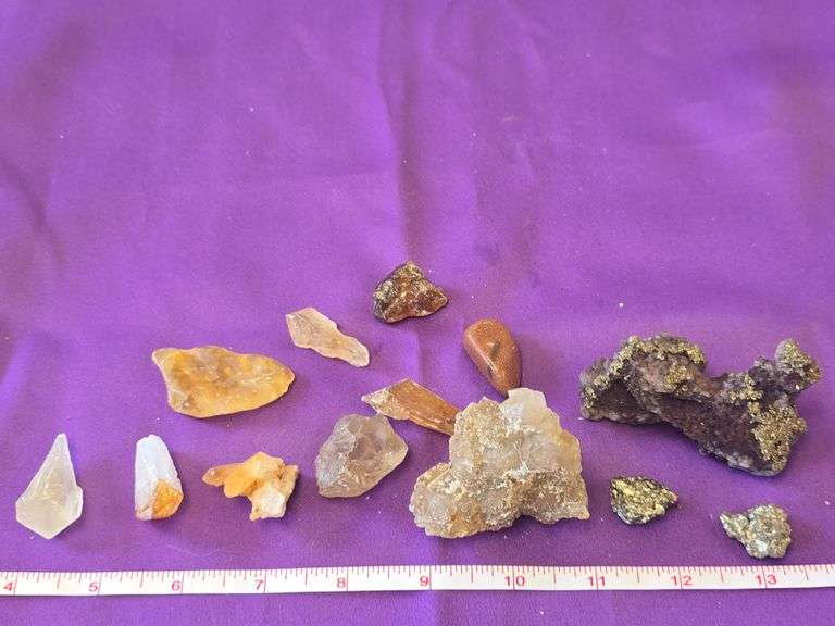 Quartz Mineral Specimens lot  8 Oz. image