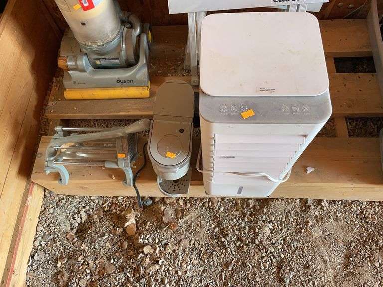 Evaporative cooler, Keurig and potato slicer image