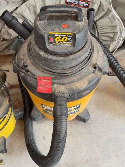 Six power shop vac, USP pro wet and dry back image