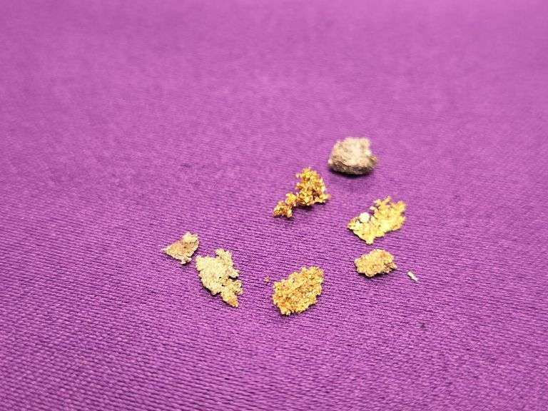 Rare Collectors Dendritic Wire Native Crystalline Crystallized Gold Nugget Bullion Speciman .65 Grams image