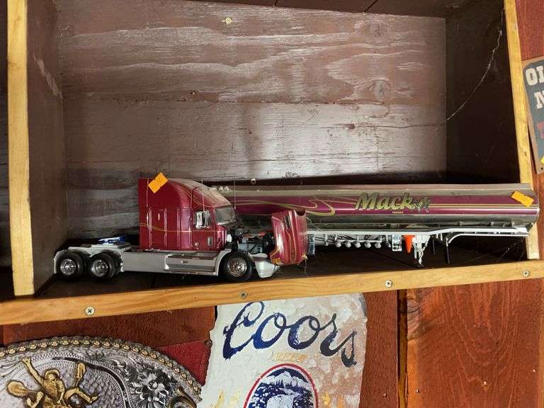 Mack diecast semi with trailer image