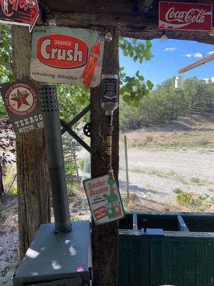 Four metal signs image