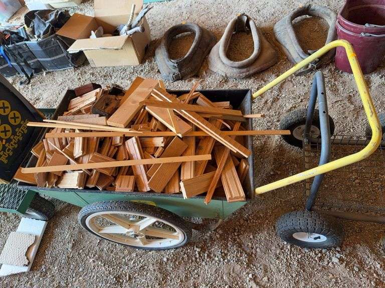 Firewood cart, John Deere image