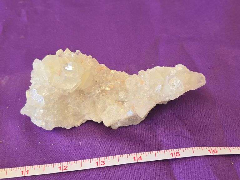 Zeolite apophyllite lot 16 Oz. Crystal Mineral Display image