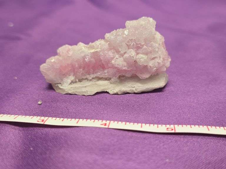 Terminated Rose Quartz Display Brazil Mineral Specimen image