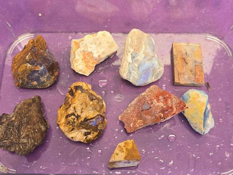 Mixed Mexican, Brazilian, Australian Opals 1 Lb. image