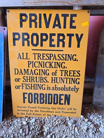 Private Property Sign image