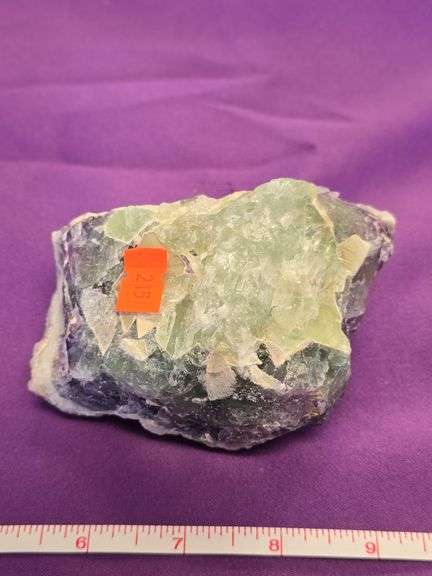 Fluorite Purple Green rough 1 pc 1 Lb. 4 Oz. image