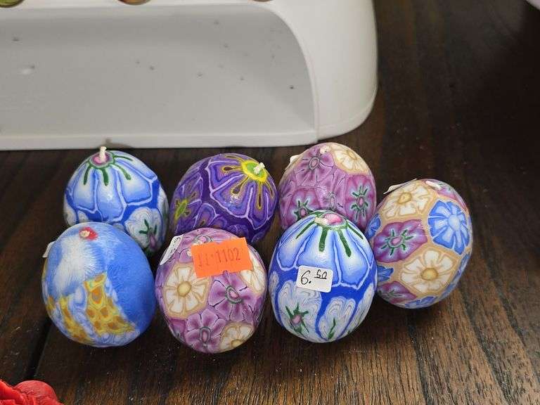 7 Russian Egg Candles image