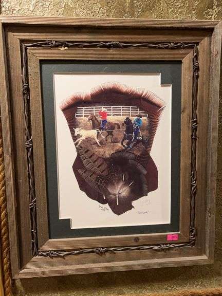 “Teamwork” Janet LeRoy Print with Frame image