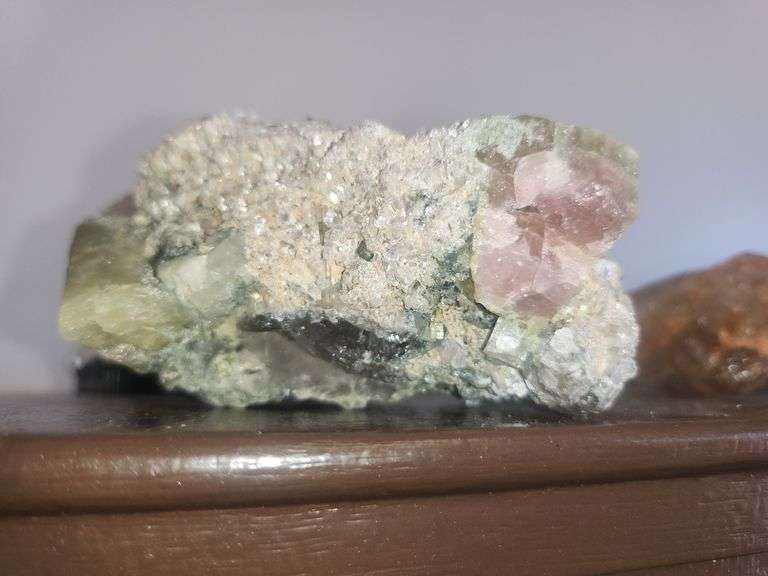 Mica Lepidolite Multi Watermelon Tourmaline Cluster Large Display Mineral 14 Oz. image