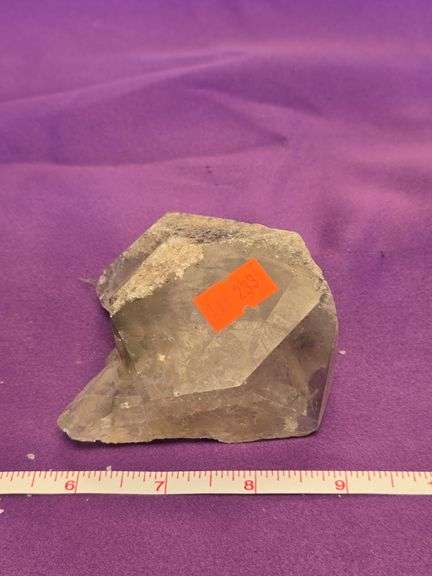 Smoky Inclusion Quartz Brazilian Crystal 13 Oz. image