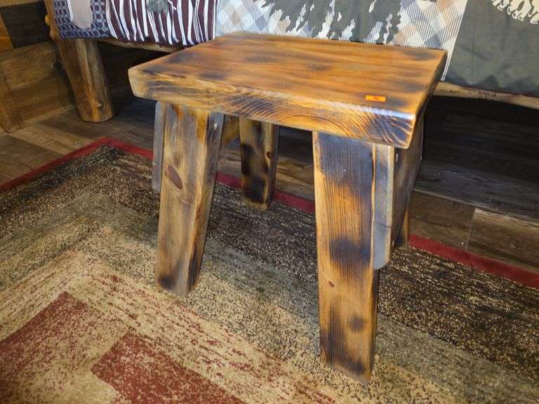 Burnt Wood Milking Stool image