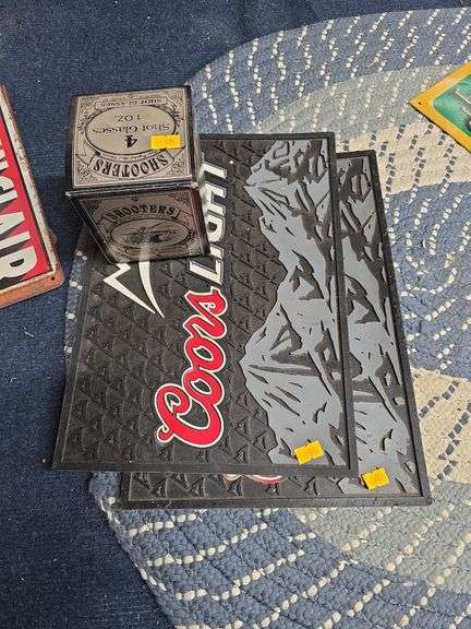 Coors Mats & Shot Glasses image
