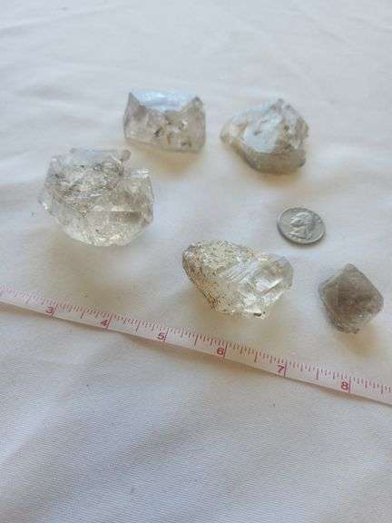 Herkimer diamond quartz lot New York image