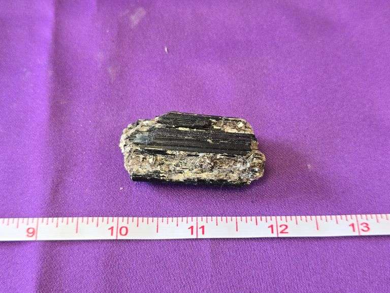 Black Tourmaline Mica Brazil 1 Oz image