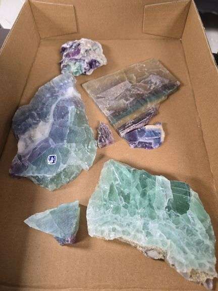 Slab Fluorite Rainbow Slice Brazil China lot image