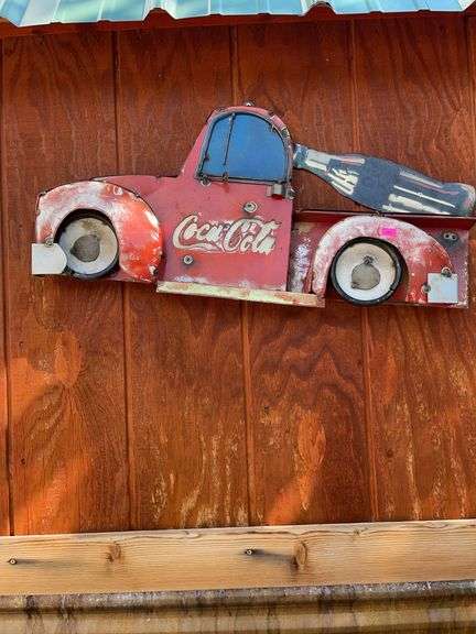 Metal truck sign image