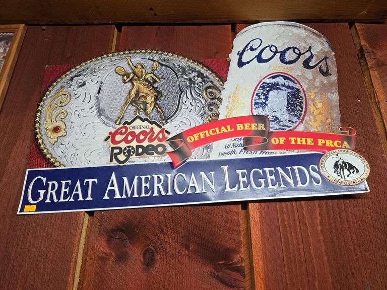 Coors Tin Sign image