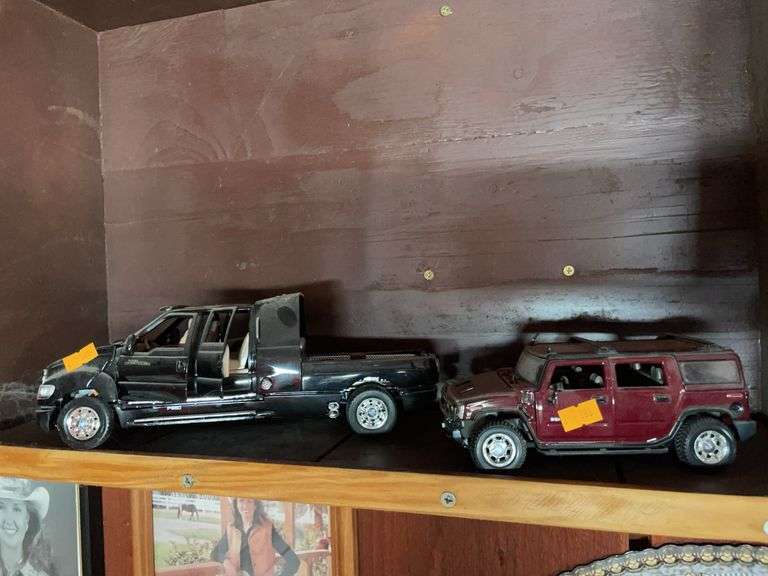 Diecast Ford truck and diecast hummer image