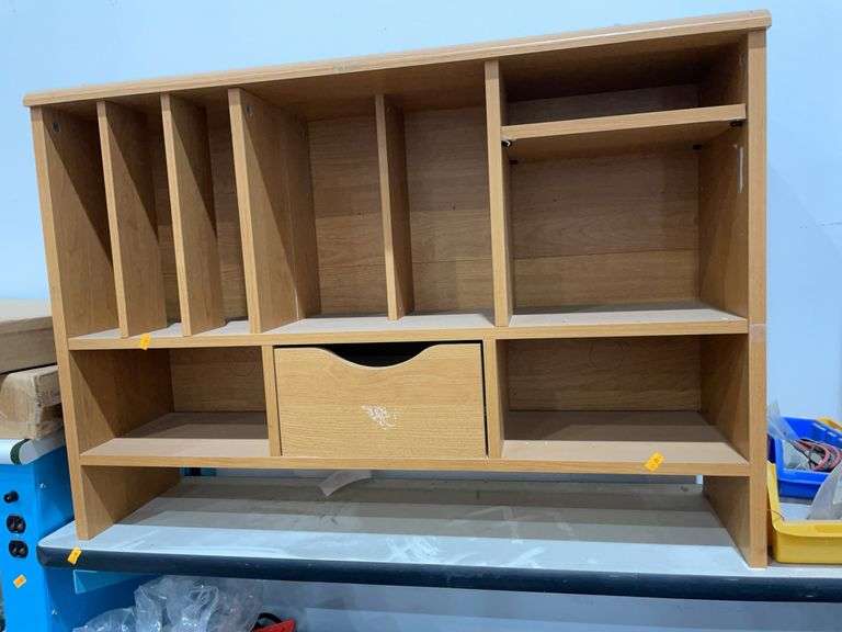 Small wooden organizer shelf image