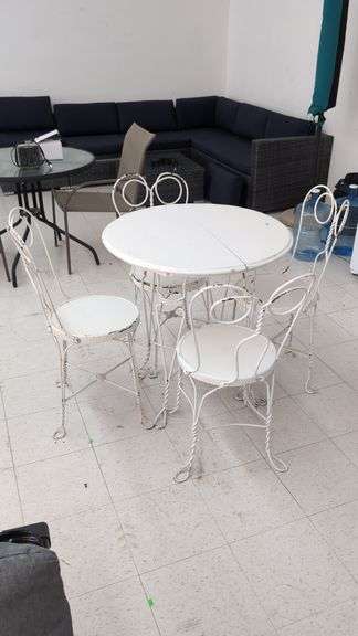 Vintage table and chairs set