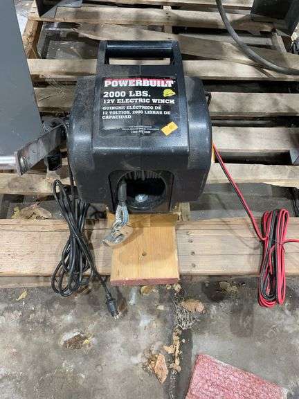 Power bill 2000 pound 12 V electric winch image
