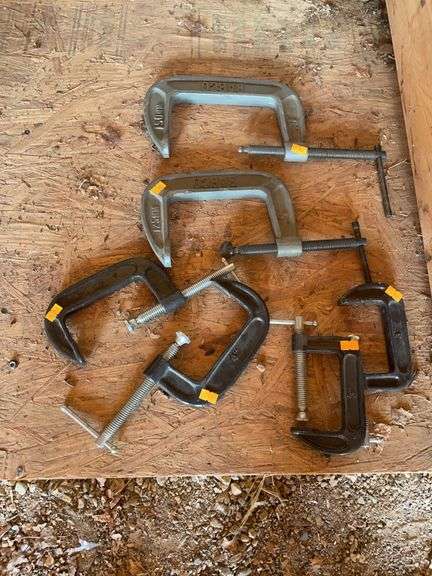 6 C clamps image