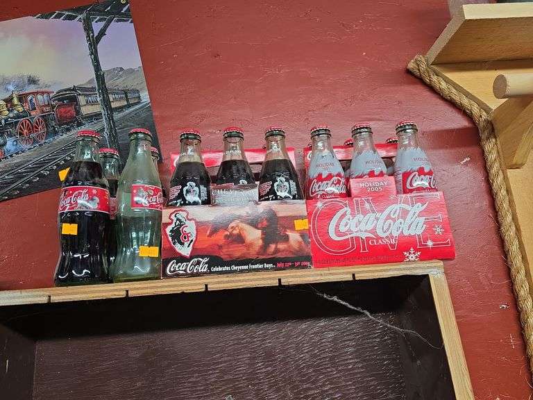 Assorted Coke Bottles image