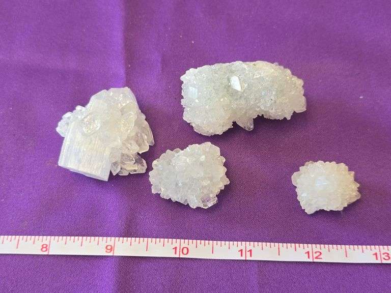 apophyllite zeolite crystals lot 5 Oz image