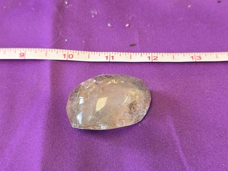 Crystal Quartz Garden Included Brazil top Polished 2 Oz. image