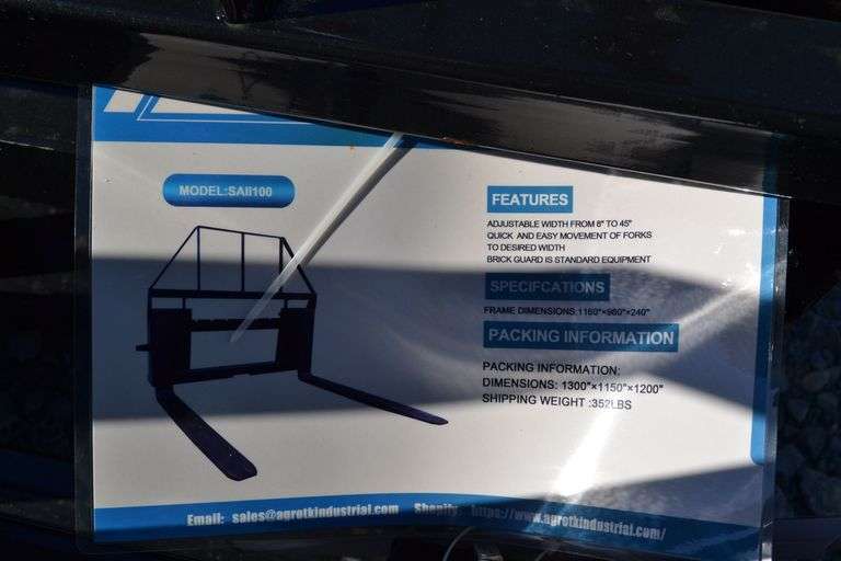 Quick Attach Skid Steer Forks